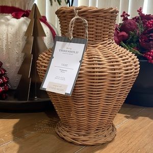 Studio McGee Rattan Vase